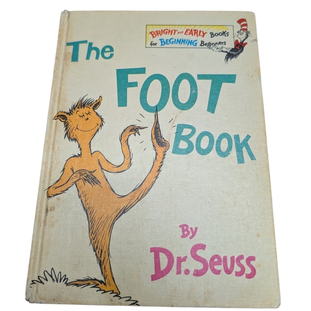 Dr. Seuss The Foot Book Hardcover Bright and Early Books for Beginning Beginners